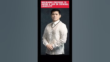 ‼️ROBIN PADILLA: Lower Criminal Liability to 10 Years Old? ⚖️ Do You Agree? #shorts #philippinenews