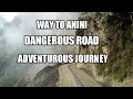 Dangerous road way to anini