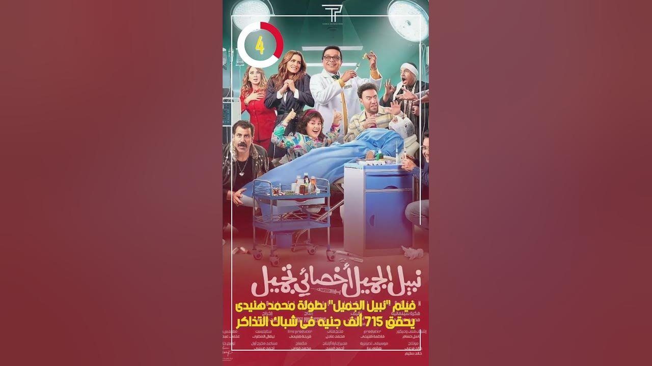 فيلم -نبيل الجميل- بطولة محمد هنيدى يحقق 715 ألف جنيه فى شباك التذاكر
