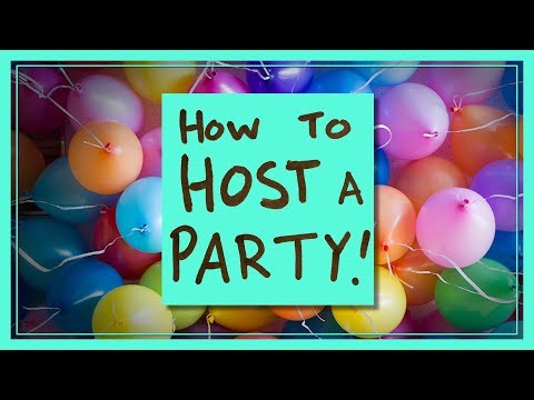 Video: How To Organize A Party