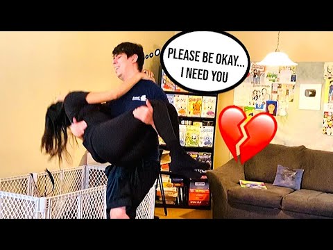 passing-out-into-my-boyfriend-arms-prank!-*cute-reaction*