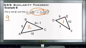 SSS Similarity Theorem: Examples (Basic Geometry Concepts)