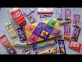 100 of chocolates and candies unboxing, surprise toys, chocolate opening video,Cadbury celebration