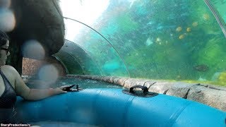 Stingray Falls Raft Ride (4K On-Ride) Aquatica San Antonio