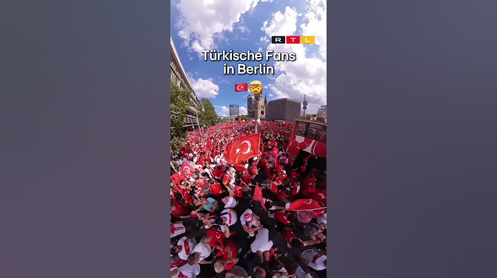 Türkische Fans 5 Stunden vor Anpfiff! 😮 #euro2024 #berlin #türkei