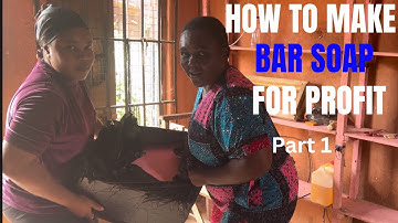 How to make commercial multipurpose bar soap for hard water and more profit, Soap business part 1