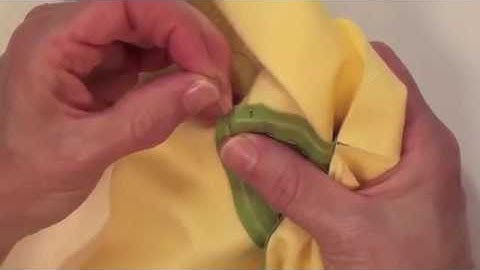 The Invisible Applique Stitch for Left-Handers