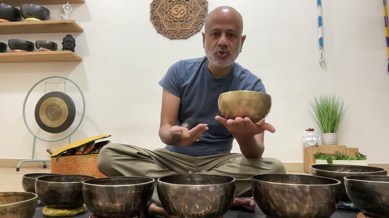 How to use Beginner Singing Bowl Prashant Patel