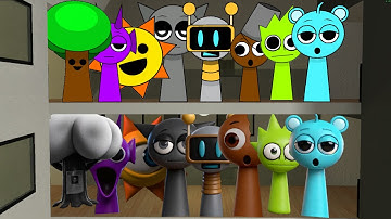 All the Sprunki Families Want me to Save Them From Whole Hotel of 4K SPRUNKIES and other Nextbots!