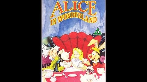 Thumbnail of Closing to Alice in Wonderland UK VHS (1994)