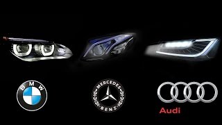 HeadLight Technology - BMW Intelligent Headlight Vs Audi Matrix LED Vs Mercedes Multibeam LED