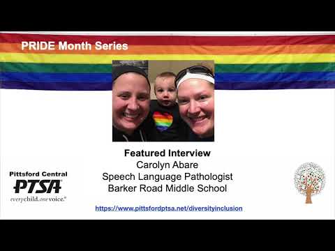 Pittsford Central PTSA : Carolyn Abare PRIDE Interview