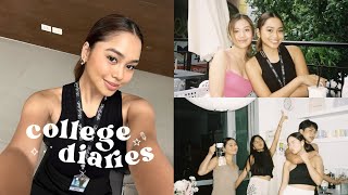 College Diaries: Study Dates, Haul & Internship  | Bella Racelis