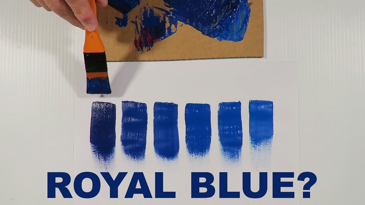 what colors make navy blue acrylic paint