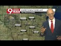 Warmer with small rain chances