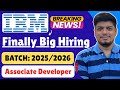 🔥IBM Finally Software Developer Hiring | Off-Campus Drive 2025, 2026 BATCH | Ini8Lab, Atidan Hiring