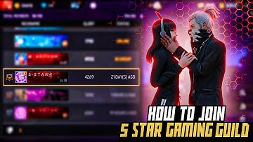 How To Join No requirement V Badge Youtuber Guild-@5StarGaming_3 || Join 5 Star Guild 👽||