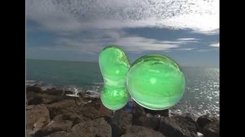 WebGL Metaballs Rendering(4/6): 3D Metaballs with Proper Lighting, Materials, Reflection, Refraction