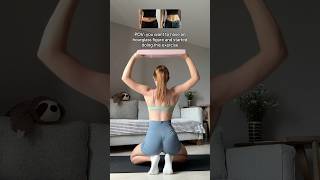 Secret of hourglass figure⏳ #pilates #abs #smallwaist #athomeworkout #shorts #GymTok #viral #glutes