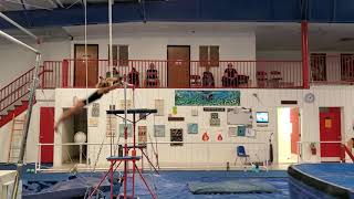 Sage Kellerman-Double layout bar dismount