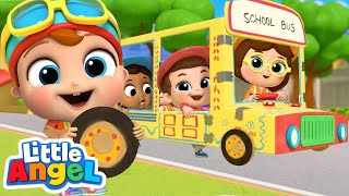 🚌 Wheels On The Bus | Educational Kids Song with 3D Animation