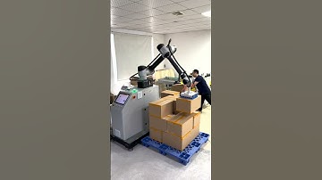 Collaborative Palletizing Robot Work Seamlessly — 🤖📦#PalletizingRobot #Shorts
