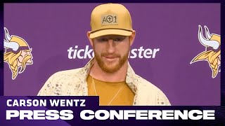 Carson Wentz On His First Win As A Minnesota Viking, Dealing With His Emotions