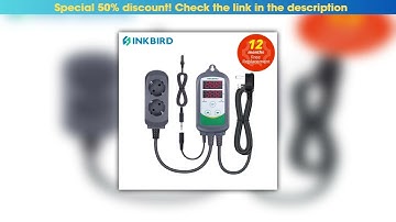 Unboxing Inkbird Heating&Cooling Temperature Controller ITC-308S Thermostat Regulator Dual Relays W