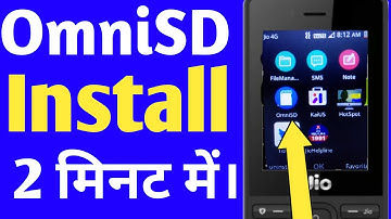 jio phone new update today , jio phone omnisd install करो 2 मिनट में।
