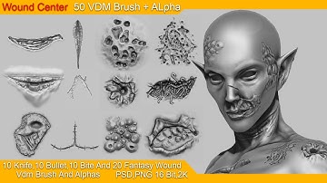 How to use VDM Brushes - Zbrush Tutorial