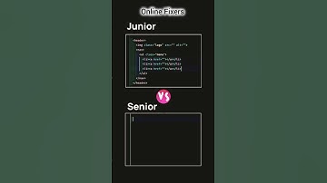 Junior Vs Senior developer #programming #html #css#webdevelopment #html5