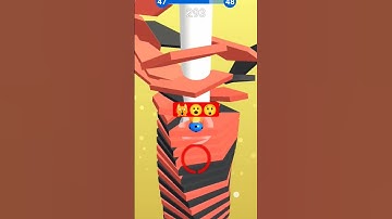 Stack ball game 🎮|How to play stack ball like pro☺️🤯|#funny #games #gaming #stackball #ball