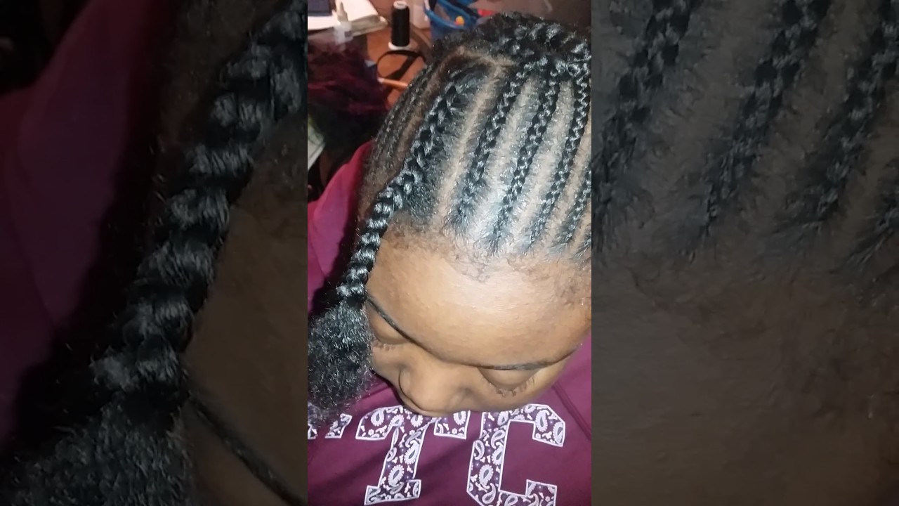 Braid Pattern For A Bump Free Sew In Youtube