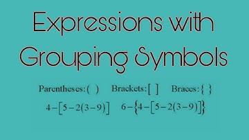 Expressions with Grouping Symbols : Part 2 | Grade 7.