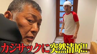 カジサック収録現場に清原が突然行ったら大変なことに!!