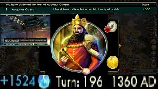 Fastest Science Victory Civ 5 - Turn 196 - 1360 AD Deity