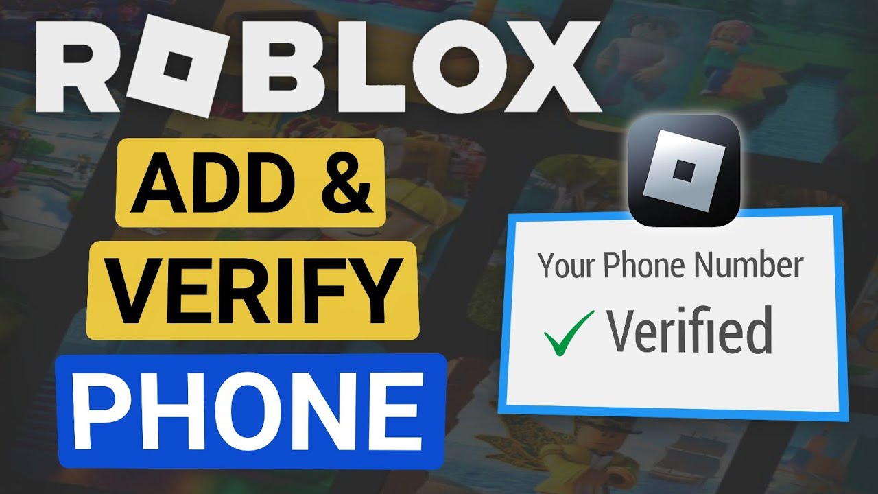 How to Add Phone Number to Roblox Account 