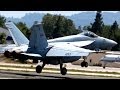 EA-18G Growler and F/A-18 Hornet Departing VNY