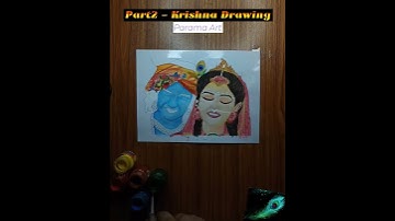 Krishna drawing | Part-2 #part2 #shorts