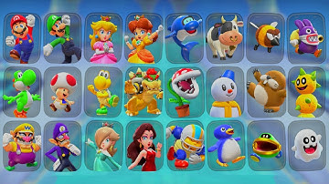 Mario Kart World - All Characters (All Secret NPC Characters Included)