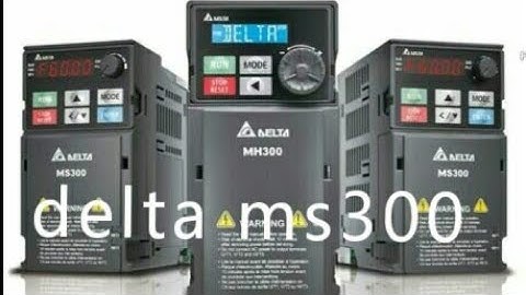 Delta MS300 Programming// delta ms 300 wiring diagram in Hindi//Delta Drive Parameter setting