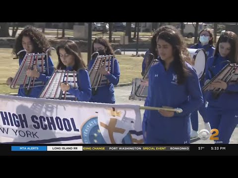 All-girls marching band