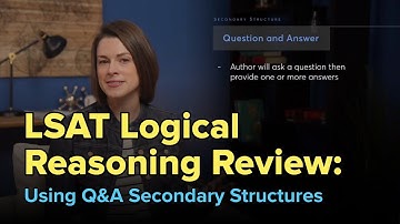 Using Question-and-Answer Secondary Structures in LSAT Logical Reasoning Questions