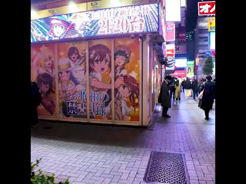 Tokyo Akihabara 👍 Popular anime ♪ 💖BREAK TIME🍹 #SHORTS #JAPAN #walk