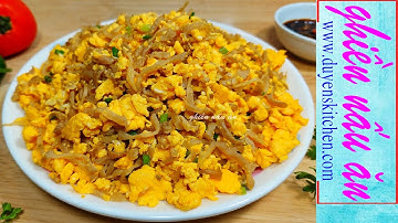 Cách Khử Mặn Cho Củ Cải Muối | Xá Bấu Xào Trứng Rất Bắt Cơm By Duyen