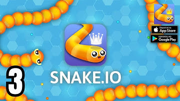 Snake.io Gameplay Walkthrough Part 3 - (Android, iOS)