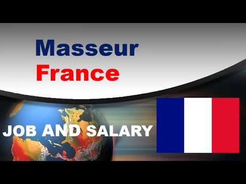 Masseur Job and Salary in France - Jobs and Wages in France