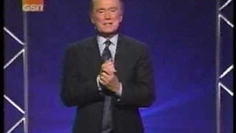 Who Wants to be a Millionaire... an unusual fastest finger