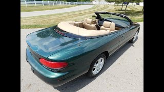 1996 Chrysler Sebring JXI Convertible - New Top! New Tires! New Kenwood Radio! Many Other New Parts!