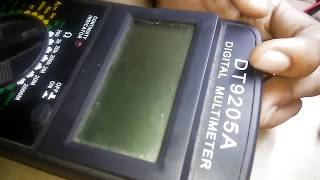 DT9205A digital multimeter teardown!